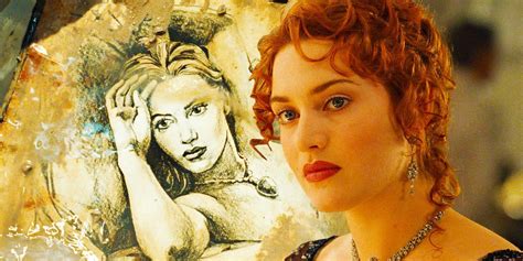 naked titanic|James Cameron actually sketched naked Rose in Titanic